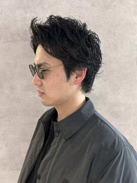 【メンズパーマ】ラフで男らしい束感パーマ