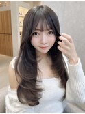 レイヤーカット/韓国レイヤー/韓国ヘア/顔まわり/似合わせ