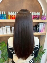 施術例 1：髪質改善カラー+カット