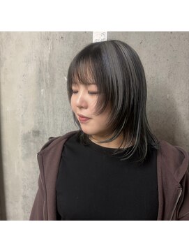 アジリ(agili) デザインカラー/メッシュ/ハイライト/個性的/レイヤーカット