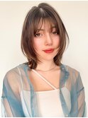 ◎ ミディアムレイヤーカット 似合わせカット 大人ガーリー 韓国