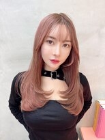 ロンドアベニール 北千住(Lond avenir)&nbsp;結べるレイヤーカット/グレージュブラウン/韓国巻き/顔周り