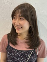 ザザ ZA/ZA 神楽坂 透明感たっぷり!赤み消しミディアムレイヤー