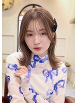 ベル 表参道店(Belle)&nbsp;"2wayバングの骨格補正顔まわりカット"脇山夏帆