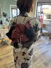 浴衣着付け+時短ヘアアレンジ 7700円~