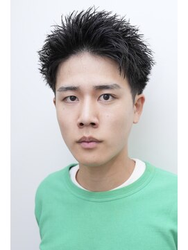 ルックグッドストア(LOOK GOOD STORE) スパイキーショート短髪アップバングメンズサロン三宮バーバー