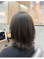 カイノ なんばエキカン店(KAINO)&nbsp;大人ミディアム×アッシュブラウン♪