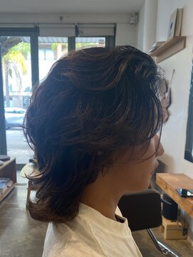 トリッカ シブヤ(TRICCA SHIBUYA) メンズウルフレイヤー×ニュアンスパーマ