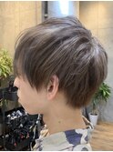 マッシュショート×ラベンダーシルバー【LODAT横浜】