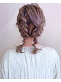 ＊ arrange hair ＊　　編み込みツインテール