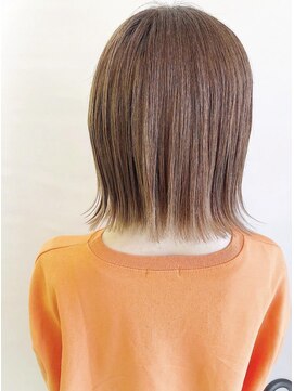 バブ バイネオリーブ(Bab by neolive) 切りっぱなし×ハイトーンベージュ☆