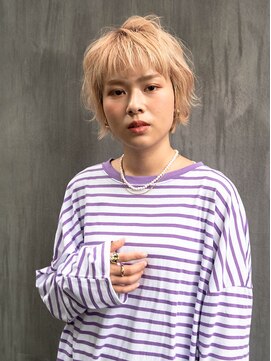 クレール 松戸(Clair) くびれボブ/カーキグレージュ/大人かわいい/フェザーバング