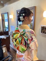 オール 学園前店(oar) 成人式アップスタイル