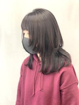 トップヘアー 中庄店(TOP HAIR fuapua) ミディアムウルフカット【りり】
