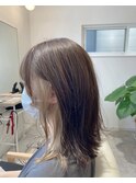 インナーカラーミルクティー