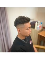 シェアサロン 博多 宮城リョータ風メンズパーマ
