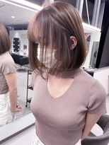 キング 梅田(K!ng)&nbsp;【梅田】ミルクティーベージュダブルカラーハイライトカラー