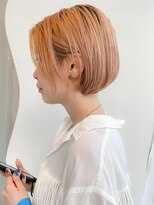 モリオ フロム ロンドン 大宮2号店(morio from London) 【なかじま ひびき】ハイトーンカラー×ミニボブ