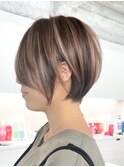 ミルクティーベージュダブルカラーインナーカラーケアブリーチ
