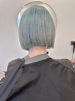 サンデイズド(SUNDAZED) デザインカラー/髪質改善カラー/ハイトーン/ボブ/ブルー