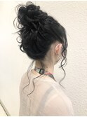 #カジュアルアレンジ#お団子アレンジ