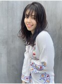 大人ナチュラルシースルーバング
