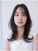 韓国風レイヤーカット髪質改善ダブルカラー透明感カラー