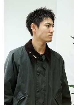 ルーツ 巣鴨 本店(roots) 刈り上げないショートアップバング