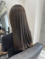 バレッタ (Barrette)&nbsp;ストレート×オリーブカラー