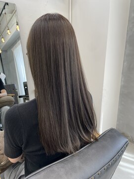 バレッタ (Barrette) ストレート×オリーブカラー