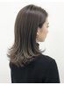 新規/カット+うる艶カラーorアディクシーカラー　（白髪染めも可能)　