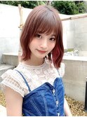 銀座/ショートボブ/髪質改善/顔周りレイヤー/韓国/ブリーチなし