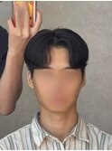 大人センターパート/ダウンパーマ/韓国メンズヘア