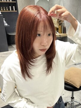 ラミエバイメルト 下北沢(lamie by melt) 花田/レイヤーカットハッシュカット下北沢20代30代ブリーチ韓国