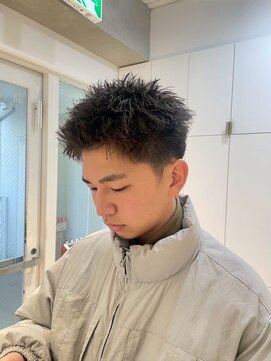 ヘアサロン ガリカ 表参道(hair salon Gallica) 刈り上げショート×黒髪アップバング