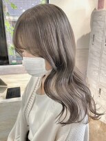 ディモアンド 表参道(Dimo&)&nbsp;x透明感カラー/イメチェン/ホワイトブロンド/外ハネボブ/美髪