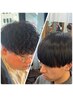 【3/9~13シオン指名・新規限定】men'sカット+パーマorナチュラル縮毛矯正
