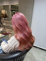 ロンドクロエ 横浜(Lond Chloe)&nbsp;★ブリーチ2回で作るピンクカラー！成人式カラー！ハイトーン