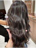 大人レイヤーカット白髪ぼかし脱白髪染め40代50代60代