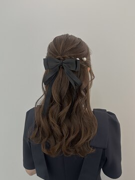 ミンクスオーバー(MINX OVER) 【ヘアセット】ハーフアップ