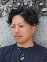 ハニー(HONEY)&nbsp;スパイラルパーマ/岡崎メンズパーマ/岡崎メンズカット