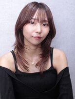 リメル 奥沢自由が丘店(Remel) 透明感ブラウンカラー韓国風レイヤーカット