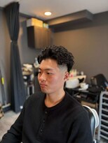 ザ ブライト バーバー(The BRIGHT BARBER)&nbsp;オールバック スキンフェード ツイストスパイラル