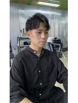 COM【コム】 ツーブロックショートパーマ