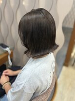 アクシス ナゴヤ(AXIS NAGOYA)&nbsp;【なつミ】ミルクティーブロンド/ダークブルー/デジタルパーマ