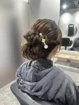 ヌーヌー 鶴ケ峰(nuu nuu)&nbsp;多毛さんもまとまるお団子ヘア