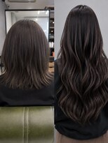 ヘアーアンドビューティーザ エフ(Hair Beauty the F) /80本シールエクステ長さだし/