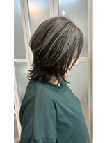 カシータ フロル 尾張旭店(Casita flor)&nbsp;スッキリ大人ウルフカット×アンブレラカラー