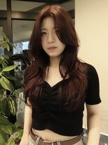 エンリッチヘア(enrich hair)&nbsp;ボルドー　× ハッシュカット