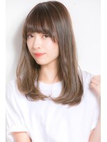 【Euphoria GINZA】透明感◎柔らかストレートタッチのセミディ